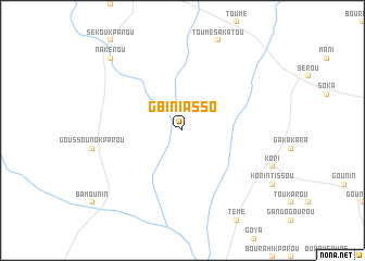 map of Gbiniasso
