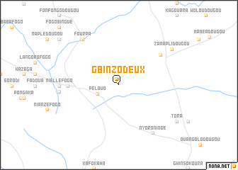 map of Gbinzo Deux