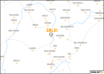 map of Gblei