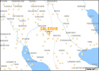 map of Gblenvié