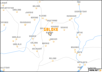 map of Gbloke