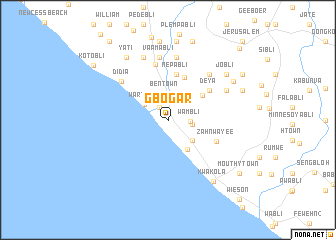 map of Gbogar