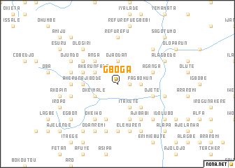 map of Gboga