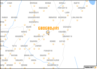 map of Gbogbojiri
