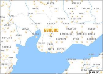 map of Gbogbo
