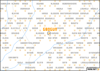 map of Gbogun