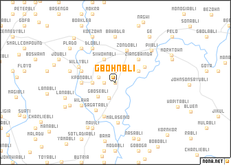 map of Gbohnbli