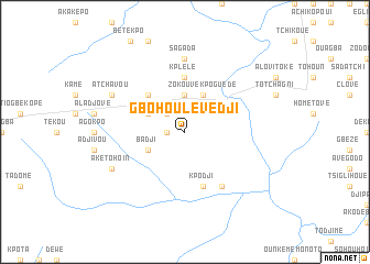 map of Gbohoulévédji