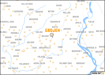 map of Gbojeh