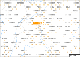 map of Gbokadu