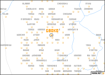 map of Gboko