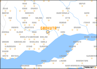 map of Gbokuta