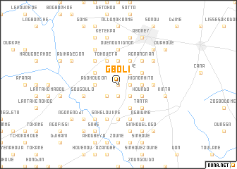 map of Gboli