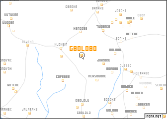 map of Gbolobo