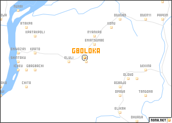 map of Gboloka