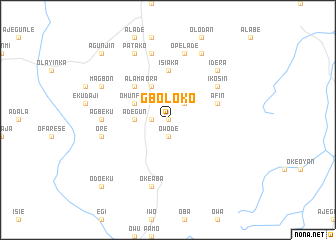 map of Gboloko