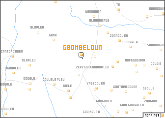 map of Gbombélo Un