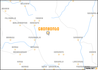 map of Gbonbondo