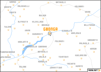 map of Gbonga
