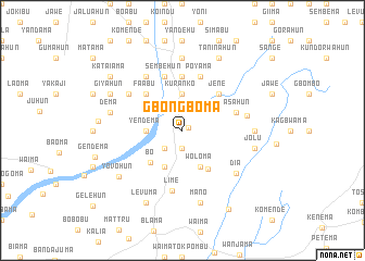 map of Gbongboma