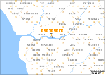 map of Gbongboto