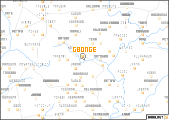 map of Gbonge