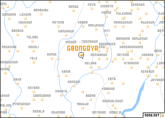 map of Gbongoya