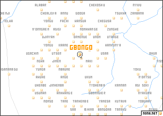 map of Gbongo