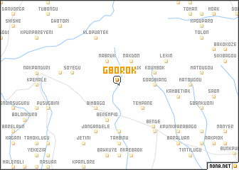 map of Gborok