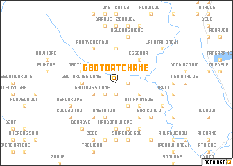 map of Gboto Atchamé