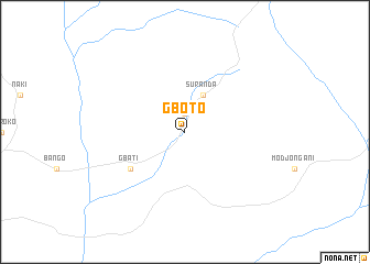 map of Gboto