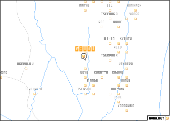 map of Gbudu