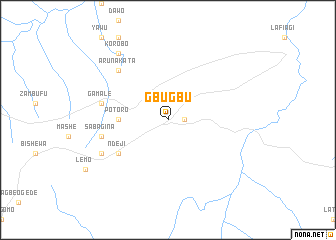 map of Gbugbu