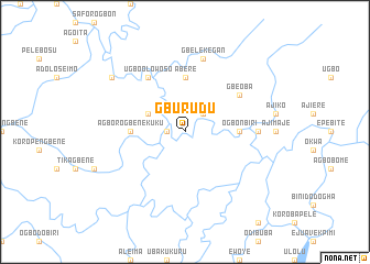 map of Gburudu
