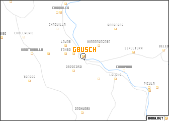 map of G. Busch