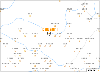 map of Gbusumi