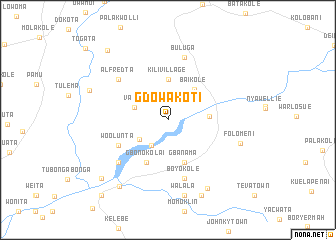 map of Gdowakoti