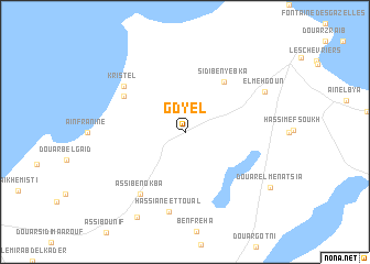 map of Gdyel