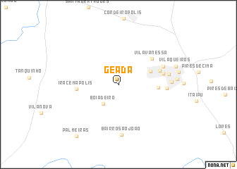 map of Geada