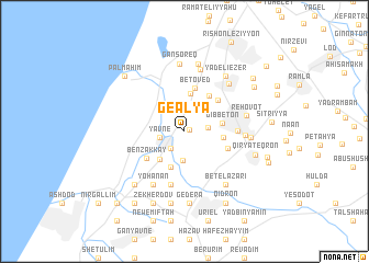 map of Geʼalya