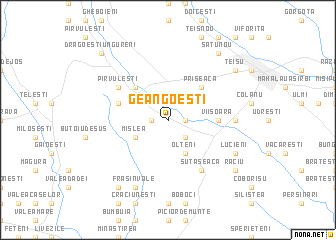 map of Geangoeşti