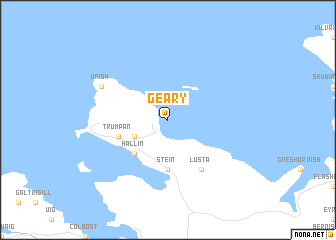 map of Geary