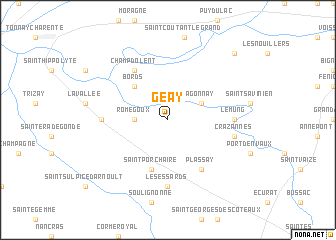 map of Geay