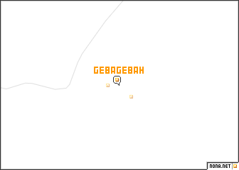 map of Geba Gebah