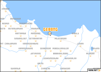 map of Gebang