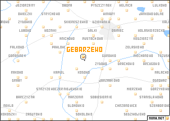 map of Gębarzewo