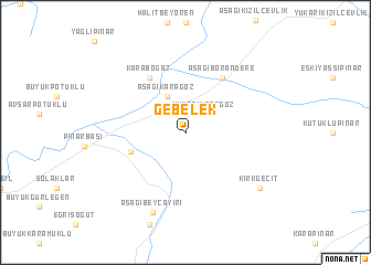 map of Gebelek