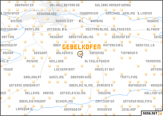map of Gebelkofen