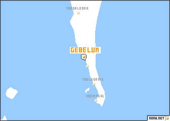 map of Gebelum