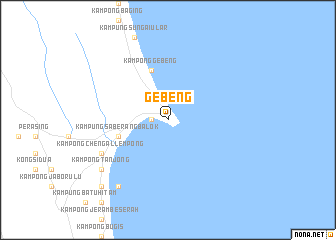 map of Gebeng